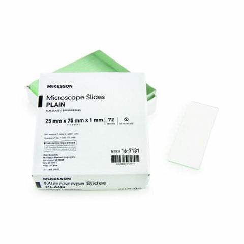 McKesson, Microscope Slide McKesson 1 X 3 Inch X 1 mm Plain, Case Of 20