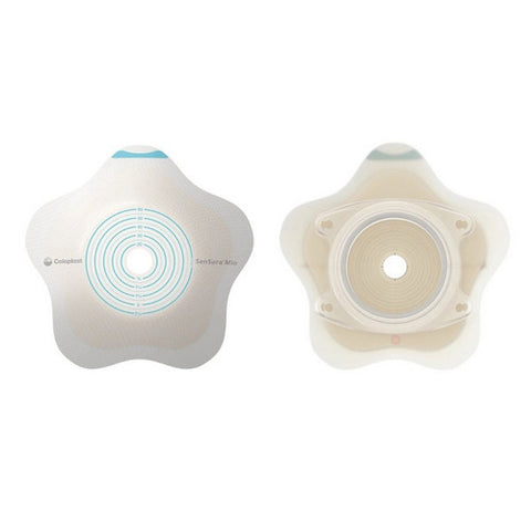 Coloplast, Ostomy Barrier SenSura  Mio Convex Flip Trim To Fit, Standard Wear Red Code 3/8 to 1-3/4 Inch Stoma, Box Of 5