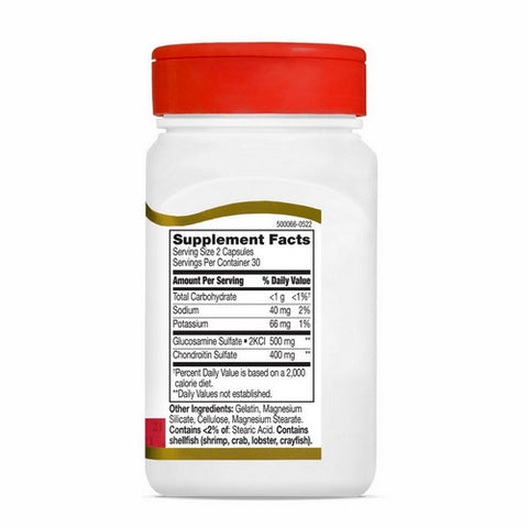 21st Century, Original Strength Glucosamine Chondroitin, 250 mg/200 mg, 60 Caps