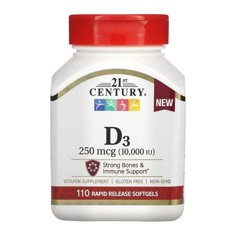 21st Century, Vitamin D3, 1000IU, 500 Tabs