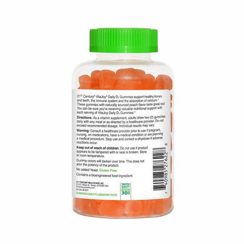21st Century, Vitajoy Vitamin D, 50mcg, 120 Gummies