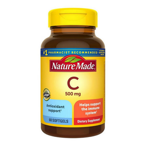 B Protected, Vitamin C, 500 Mg, 60 Soft gels