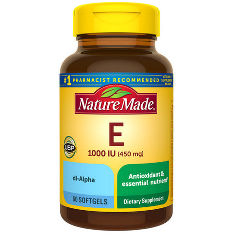 Nature Made, Vitamin E DL-Alpha, 400 IU, 60 Soft gels