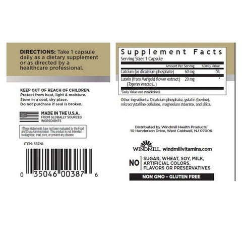 Windmill, Lutein, 20 mg, 30 Softgels