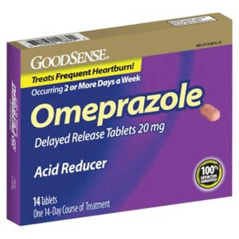 Good Sense, Omeprazole Delayed Release Tablets, 20 Mg, 14 Tabs