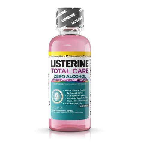 Listerine, Mouthwash Fresh Mint Flavor, 3.2 Oz