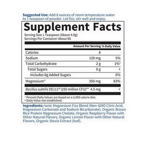 Garden of Life, Dr. Formulated Magnesium Powder, Raspberry Lemon, 14.9 Oz