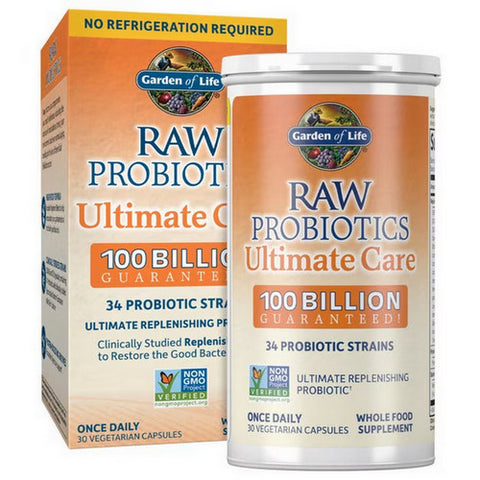 Garden of Life, Raw Probiotics Ultimate Care, 30 Caps