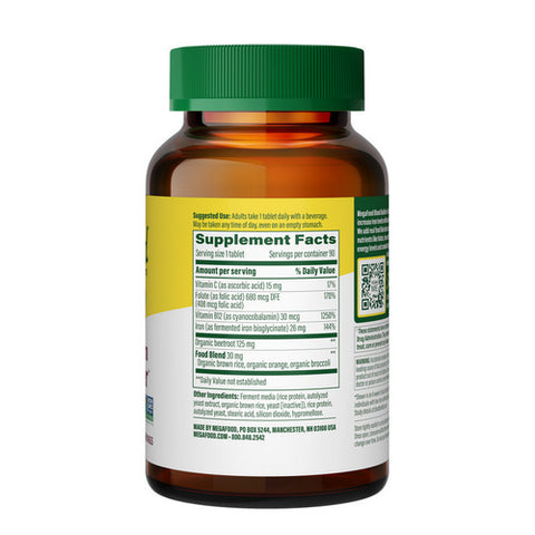 MegaFood, Blood Builder Iron, 90 Tabs