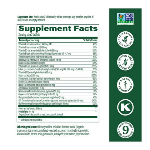 MegaFood, Women's 55+ Advanced Multivitamin, 60 Tabs