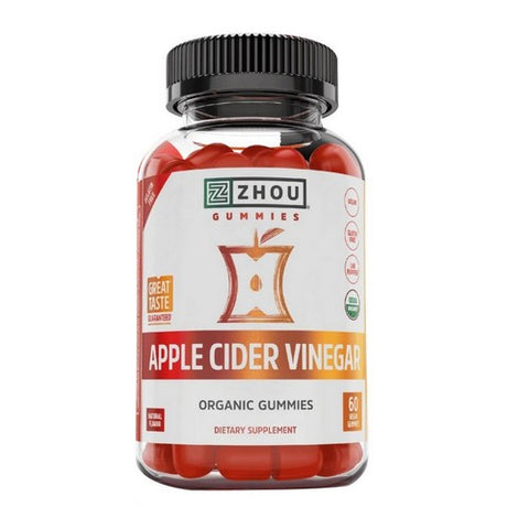 Zhou Nutrition, Apple Cider Vinegar Gummies, 60 Count