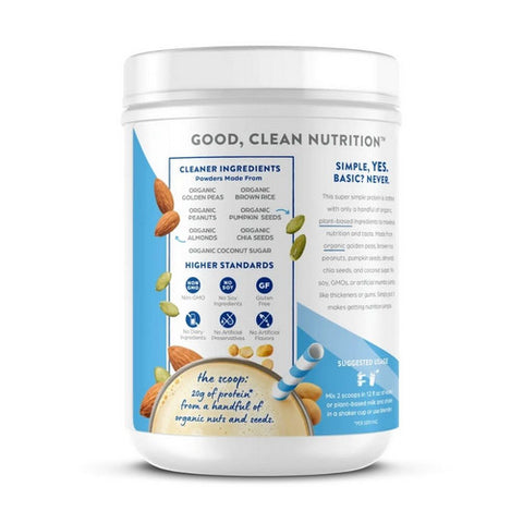 Orgain, Organic Simple Plant Protein, Vanilla 1.25 lbs