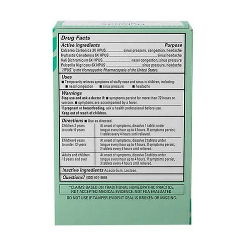 Hylands, Sinus & Stuffy Nose, 50 Count
