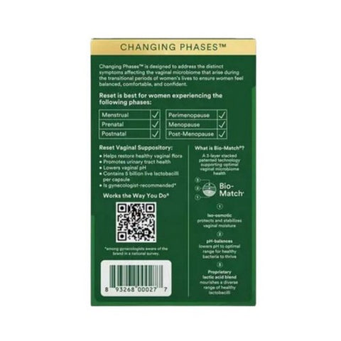 Good Clean Love, Love Reset Homeopathic Vaginal Suppository, 10 Caps