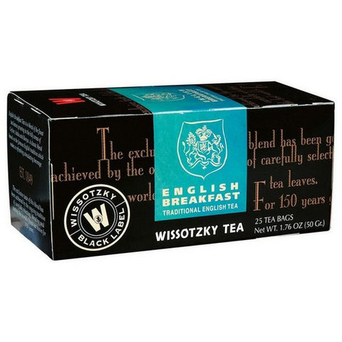 Wissotzky, English Breakfast Tea, 25 Bags(Case Of 6)