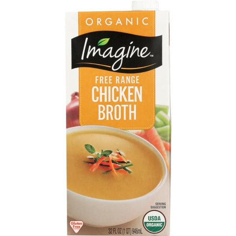 Broth Chkn Org Case of 12 X 32 Oz by Imagine