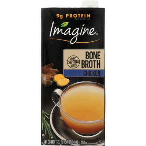 Broth Chicken Bone Case of 12 X 32 Oz by Imagine