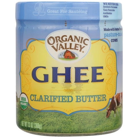 Organic Valley, Ghee Clarified Butter Org, Case of 12 X 13 Oz