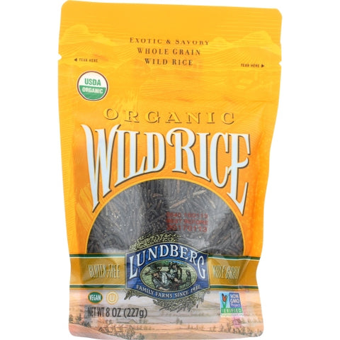 Lundberg, Organic Wild Rice, 8 Oz(Case Of 6)
