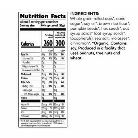 Natures Path, Organic Pumpkin Seed + Flax Granola, 11.5 Oz