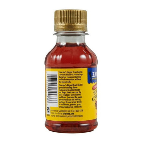 Zatarains, Ssnng Crab Boil Liquid, Case of 6 X 4 Oz