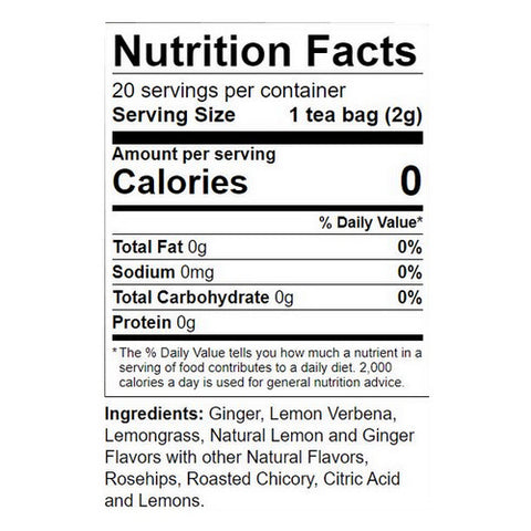 Celestial Seasonings, Tea Hrbl Lmn Gngr Jamimin, Case of 6 X 20 Bags