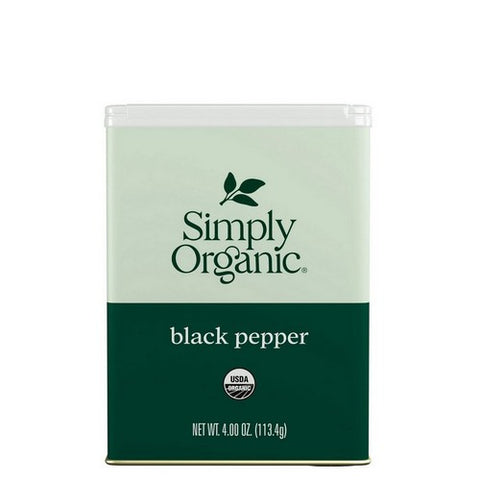 Simply Organic, Organic Black Pepper, 4 Oz(Case Of 6)