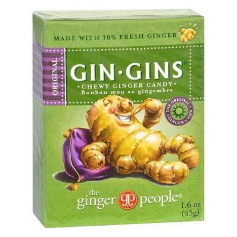 Ginger People, Chews Original Chewy Travel Pack, 1.6 Oz(Case Of 24)