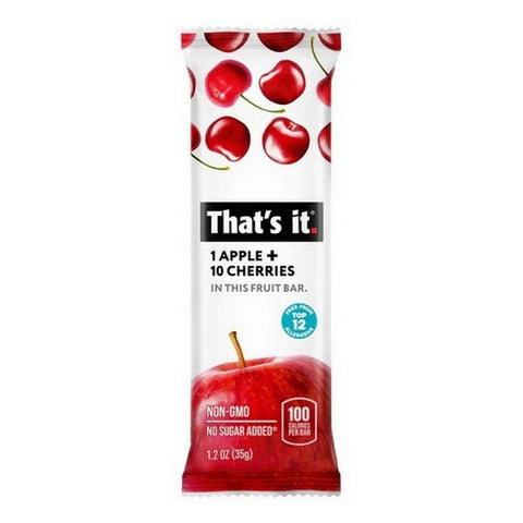 That's It, Apple & Cherry Fruit Bar, 1.2 Oz(Case Of 12)