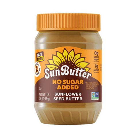 Sunbutter Natural, Natu Ral NoSugar Added Sunbutter, 16 Oz(Case Of 6)