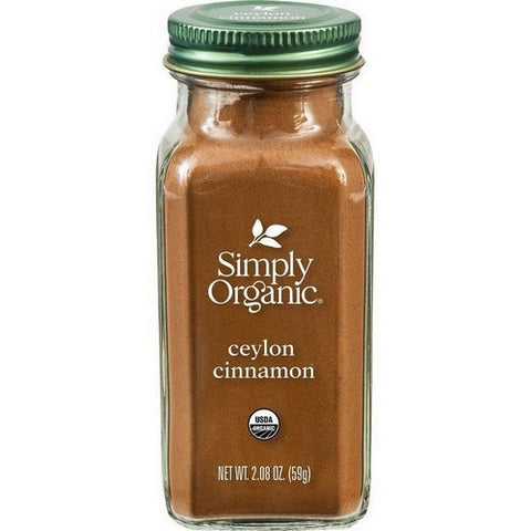 Simply Organic, Organic Ceylon Cinnamon Ground, 2.08 Oz