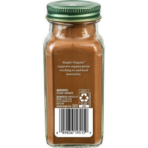 Simply Organic, Organic Ceylon Cinnamon Ground, 2.08 Oz
