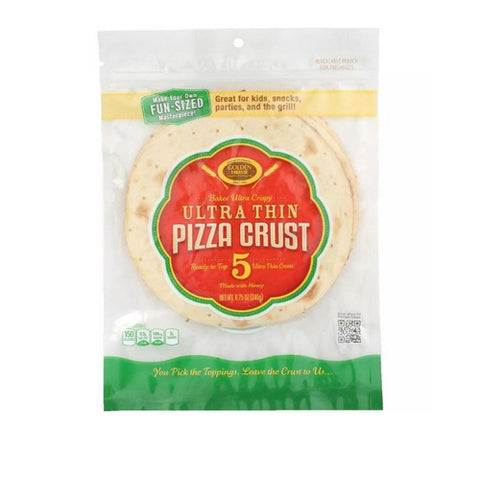 Golden Home, Ultimate Thin Pizza Crust 7 Inch, 8.75 Oz(Case Of 10)