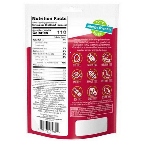 YumEarth, Organic Licorice Pomegranate, 5 Oz(Case Of 6)