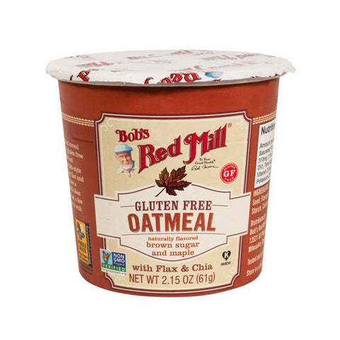 Bobs Red Mill, Oatmeal Cup Mapple Brown Sugar, 2.15 Oz