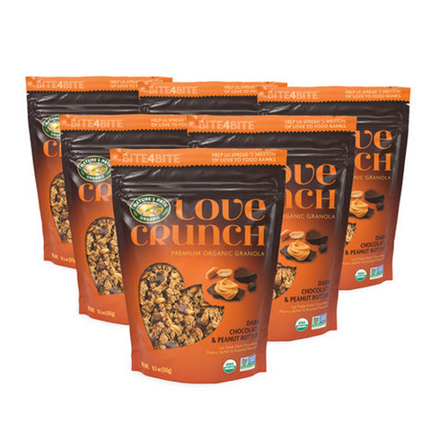 Natures Path, Organic Love Crunch Peanut Butter And Dark Chocolate Granola, 11.5 Oz(Case Of 6)