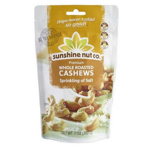 Sunshine Nut Company, Cashew S  Salted  Roasted, 7 Oz(Case Of 6)