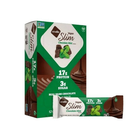 Nugo, Slim Bar Chocolate Mint, 1.59 Oz(Case Of 12)