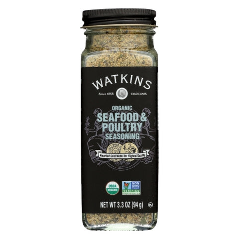 Watkins, Seasoning Seafd Pltry Org, 3.3 Oz(Case Of 3)