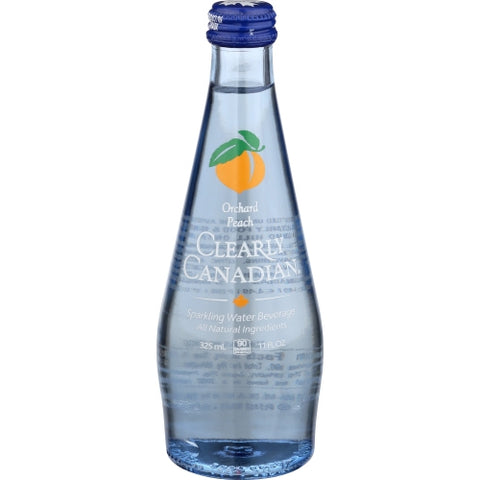 Clearly Canadian, Water Sprklng Ochrd Peach, 11 Oz