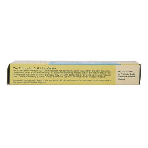 World Centric, Straw Cmpostbl Paper, 50 Count(Case Of 24)