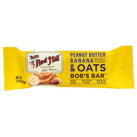Bobs Red Mill, Peanut Butter Banana & Oats Bob's Bar, 1.76 Oz(Case Of 12)