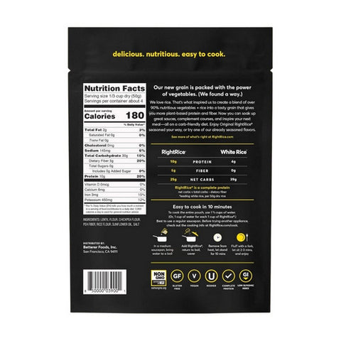 Rightrice, Made From Vegetables Original, 7 Oz(Case Of 6)