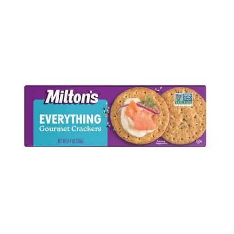Milton's, Cracker Gourmet Everythng, 8.4 Oz(Case Of 8)
