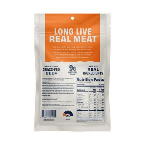 Country Archer, Grass-Fed Beef Jerky Original, 2.5 Oz(Case Of 12)
