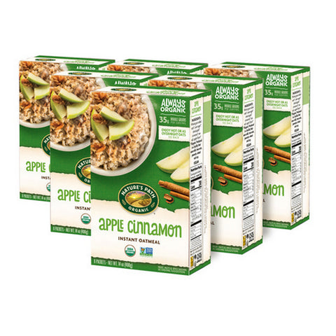 Natures Path, Organic Apple Cinnamon Oatmeal, 14 Oz(Case Of 6)