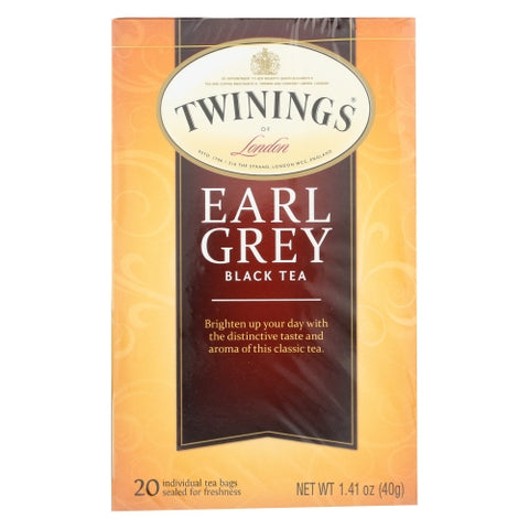 Twinings, Earl Grey Tea, 20 Bags(Case Of 6)