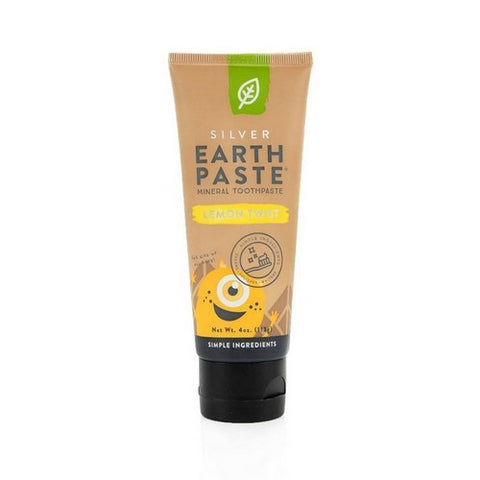 Redmond, Earthpaste Amazingly Mineral Toothpaste, Lemon Twist 4 Oz