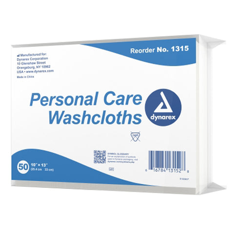 Dynarex, Personal Care Washcloth, Count of 500