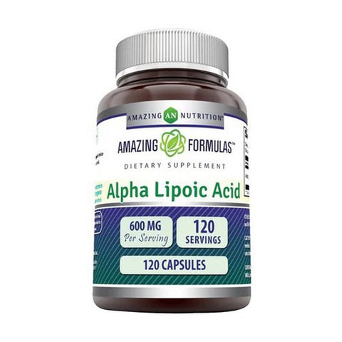 Amazing Nutrition, Amazing Formulas Alpha Lipoic Acid, 600 mg, 120 Caps